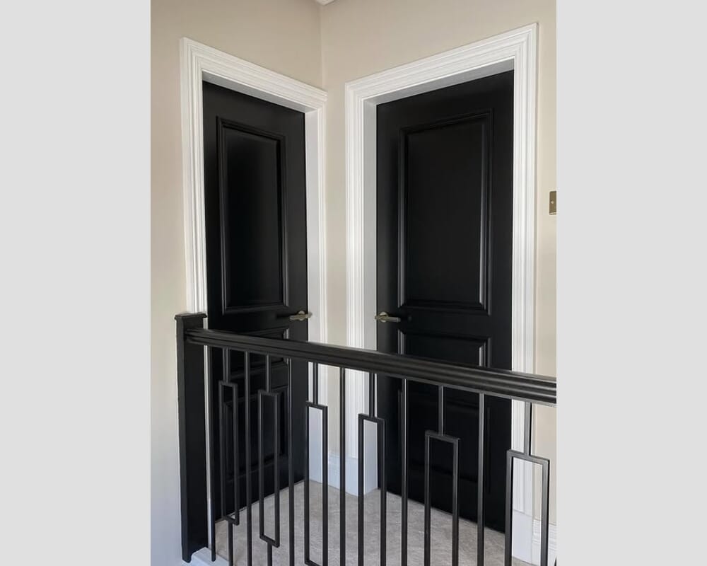 838x1981x44mm (33") Kent Black - Prefinished Internal Doors